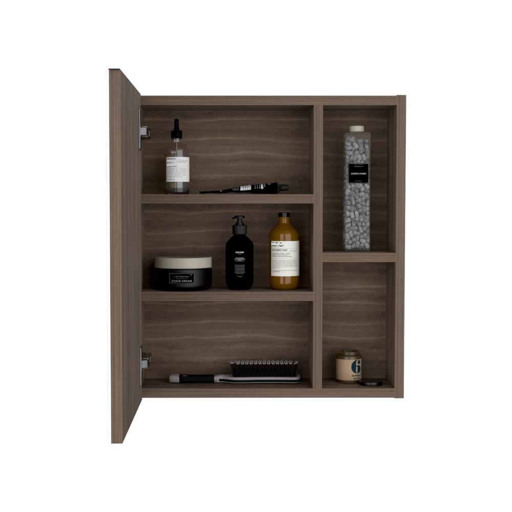 Gabinete de Baño Labell, Milan, con Puerta Espejo y Entrepaños - vista 4