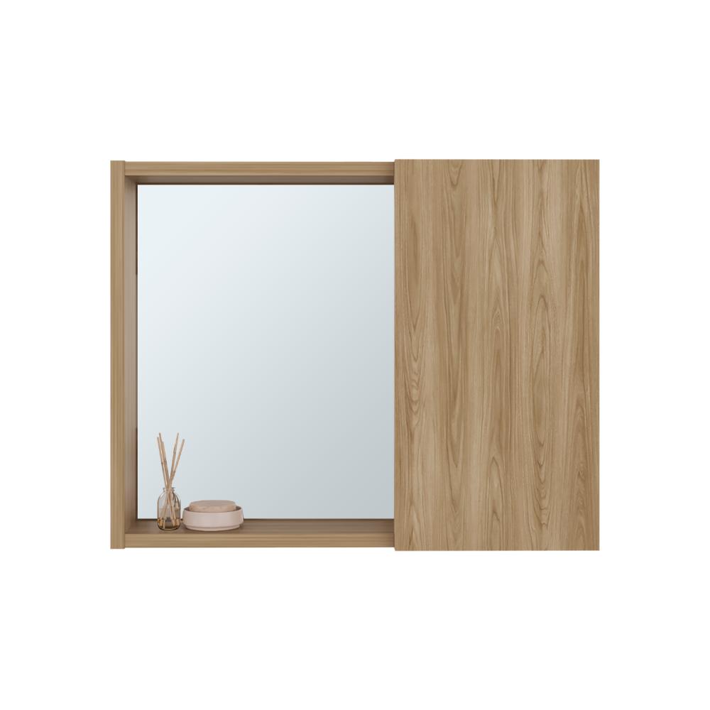 Botiquin Alessi Una Puerta Interior Con Espejo, Fresno - vista 5