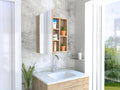 Botiquin Para Baño Labelle Con Espejo, Miel