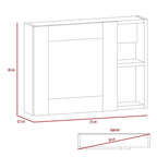 Botiquin Para Baño Cairo Con Espejo, Rovere - vista 4