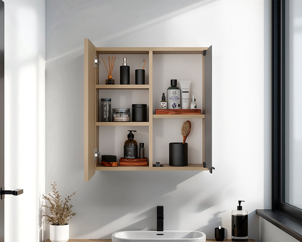 Botiquin Para Baño Miró Con Espejo, Rovere - vista 2