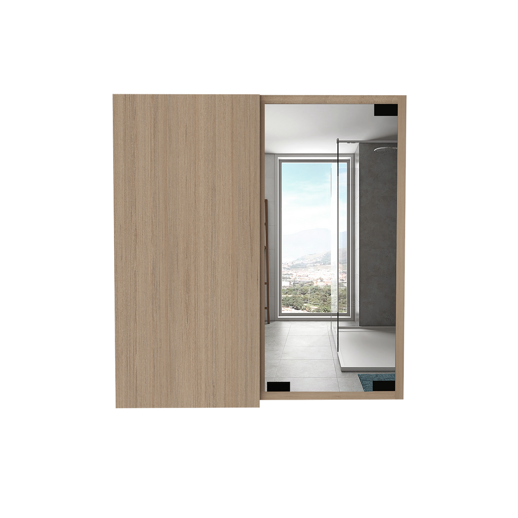 Botiquin Para Baño Miró Con Espejo, Rovere - vista 4