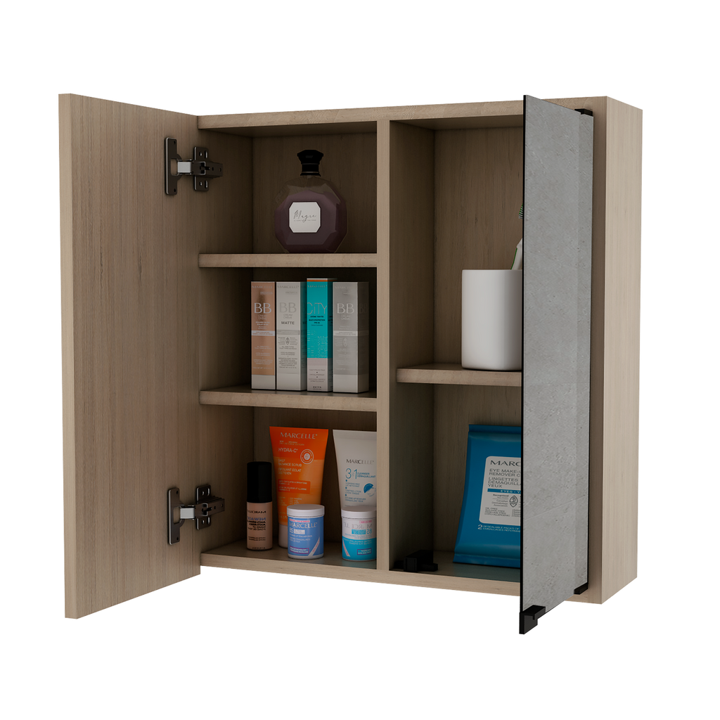 Botiquin Para Baño Miró Con Espejo, Rovere - vista 6