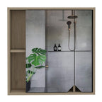 Botiquin Para Baño Ara Con Espejo, Rovere - vista 4