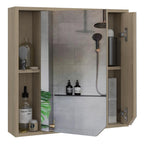 Botiquin Para Baño Ara Con Espejo, Rovere - vista 5