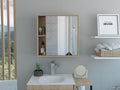 Botiquin Para Baño Ara Con Espejo, Rovere - vista 1