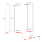 Botiquin Para Baño Ara Con Espejo, Rovere - vista 7