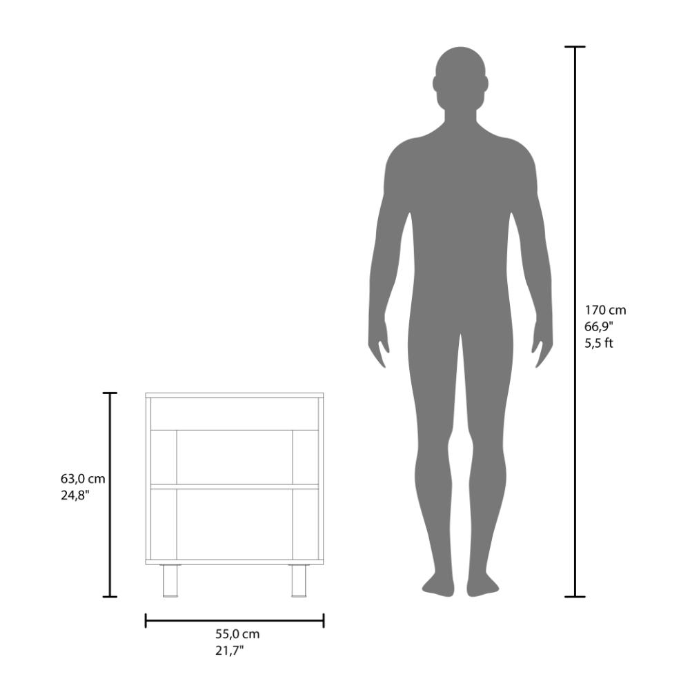 Mueble Para Lavamanos Marlo Dos Puertas, Wengue Y Fresno - vista 7