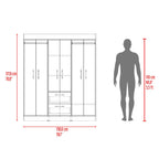 Closet 150 Vm 6 Puertas 2 Cajones, Cartagena y Wengue - vista 9