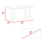 Comedor Bangok, Fresno Europeo, con diseño practico y funcional No incluye Sillas - vista 13