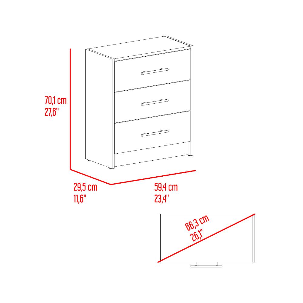 Combo para Habitación Sofi, Fresno Europeo y Blanco, incluye Closet -Organizador y Mesa de Noche - vista 11