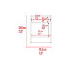 Combo para Habitación Sofi, Fresno Europeo y Blanco, incluye Closet -Organizador y Mesa de Noche - vista 14