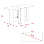 Mesa Abatible, Compact, Wengue y Macadamia, con amplio espacio para colocar objetos - vista 9