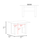 Mesa para Comedor Classic, Avellana, para Cuatro Puestos, No Incluye Sillas - vista 6