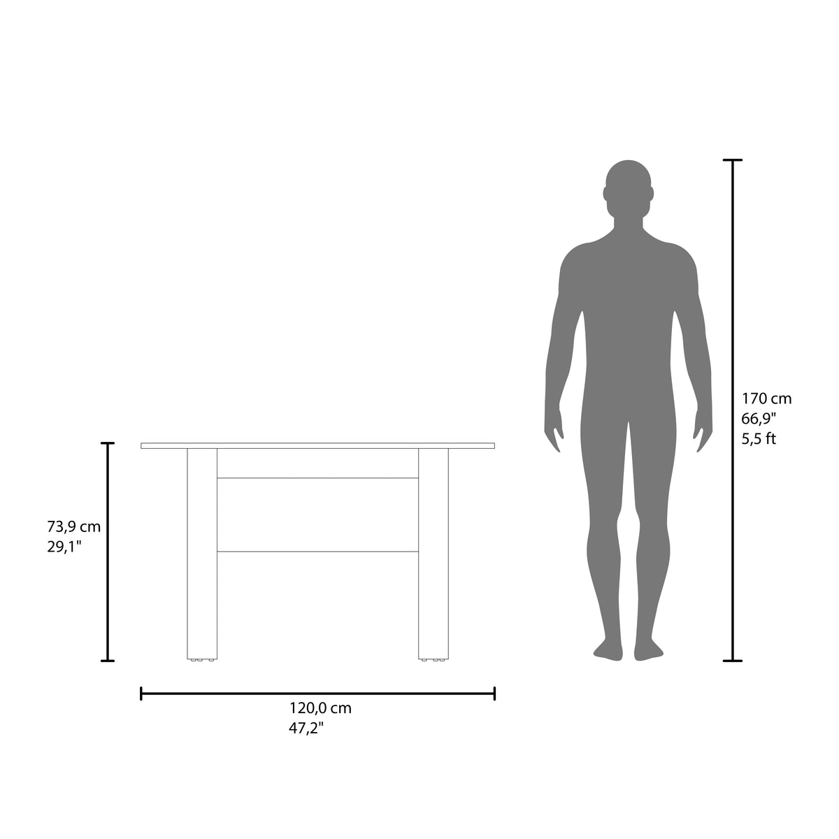 Mesa para Comedor Classic, Cartagena, para Cuatro Puestos, No Incluye Sillas - vista 7