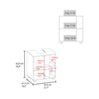 Mueble Para Lavamanos Pascuale Una Puerta, Blanco Y Fresno - vista 9