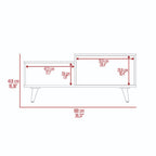 Mesa de Centro Trueno, Café Claro y Cocoa, con Amplio Espacio Ideal Para Ubicar Decoraciones - vista 19