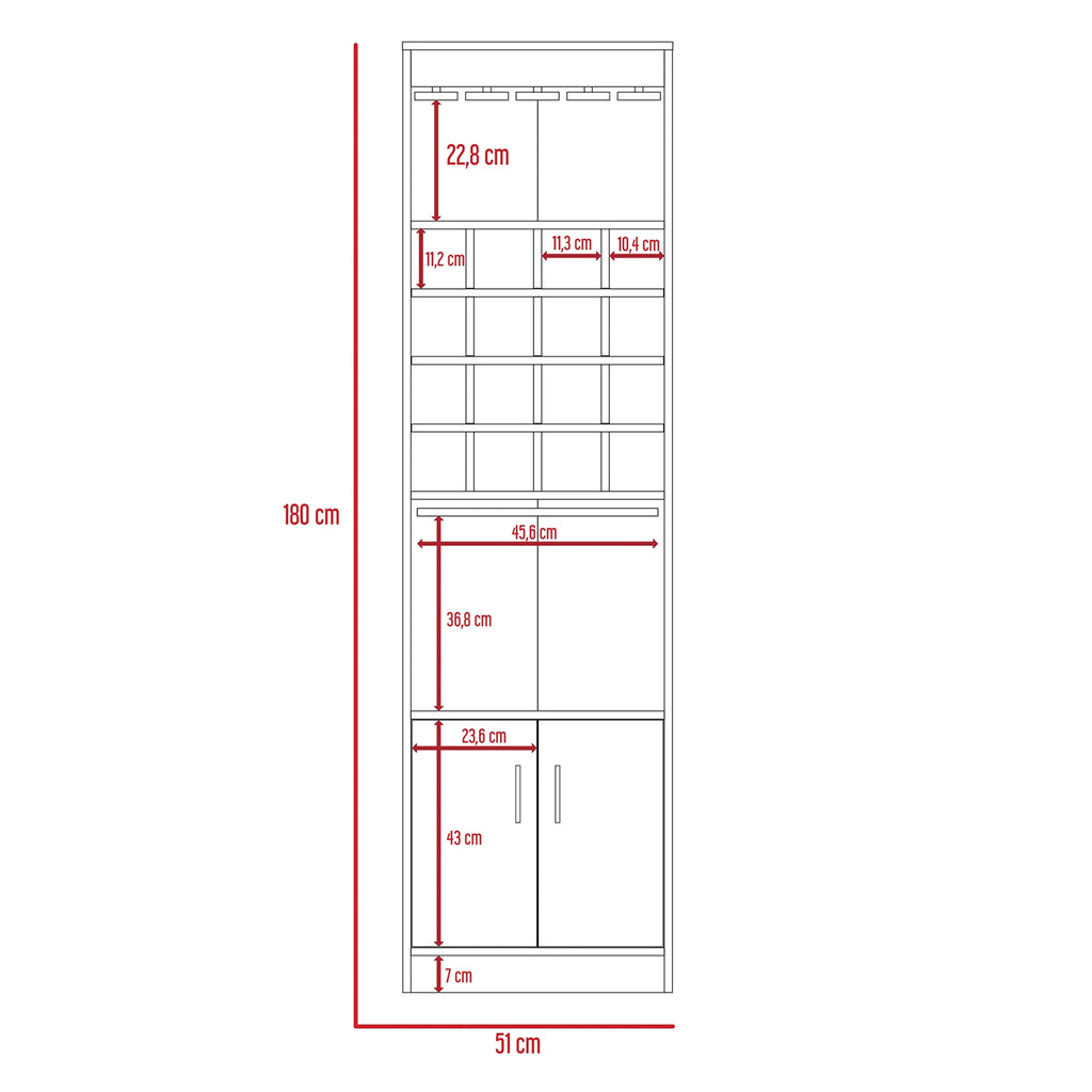 Bar Alto Kava Beijing - Rovere / Blanco