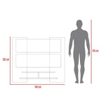 Panel de Tv Elton, Wengue, con Espacio Para Televisor de Hasta 60 Pulgadas - vista 6