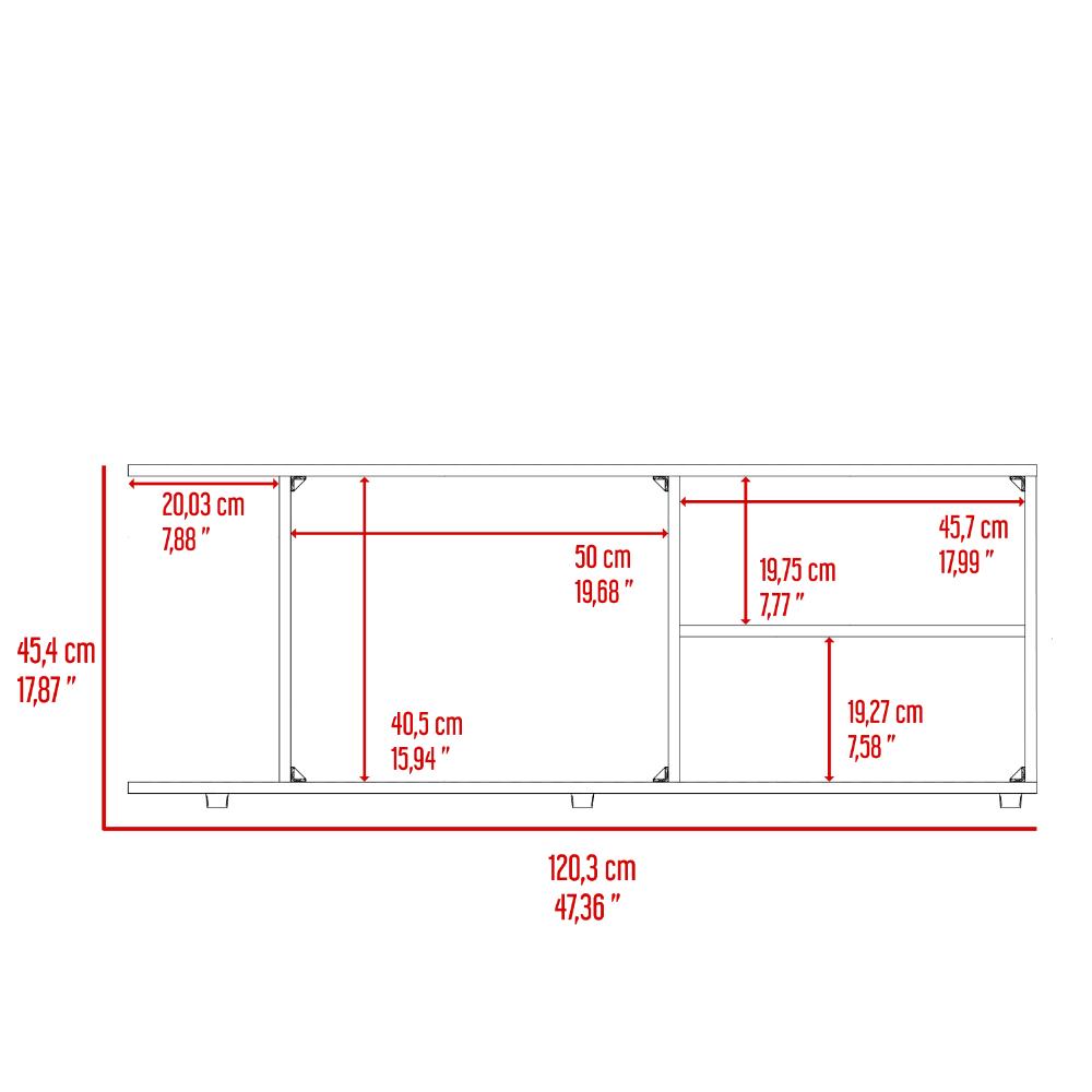 Rack para TV Wood, Nogal, Para Televisor Hasta 50 Pulgadas - vista 8