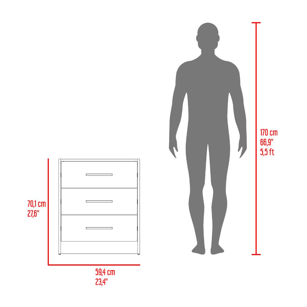 Combo para Habitación Sofi, Fresno Europeo y Blanco, incluye Closet -Organizador y Mesa de Noche - vista 7