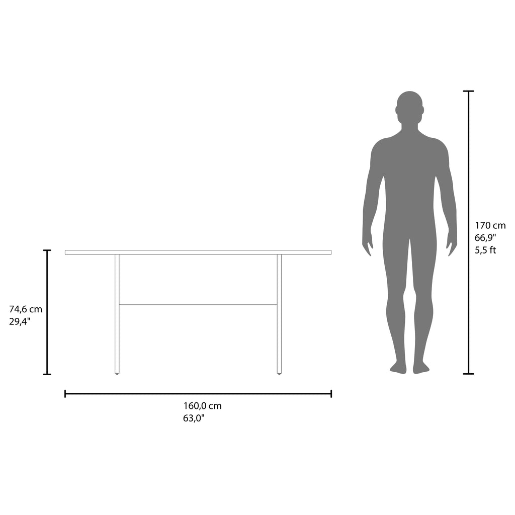 Mesa para Comedor Ascher, Avellana, para Seis Puestos, No Incluye Sillas - vista 7