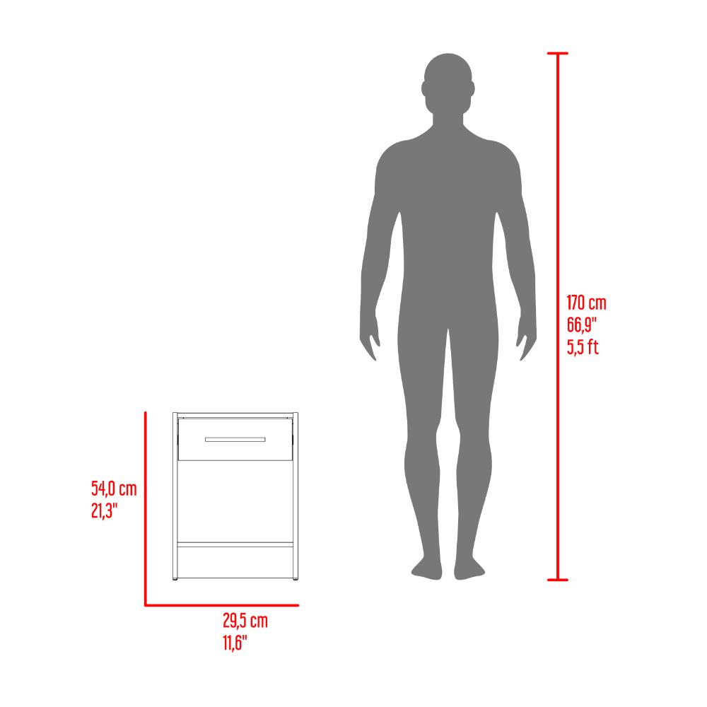 Combo para Habitación Sofi, Fresno Europeo y Blanco, incluye Closet -Organizador y Mesa de Noche - vista 8