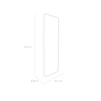 Espejo Rectangular Sussy Marco Metalico Dorado - vista 5