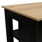 Mesa De Cocina Cala, Wengue y Duna, con entrepaños para colocar objetos de cocina - vista 5