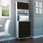 Mueble De Cocina Kitchen 60 - Blanco / Wengue