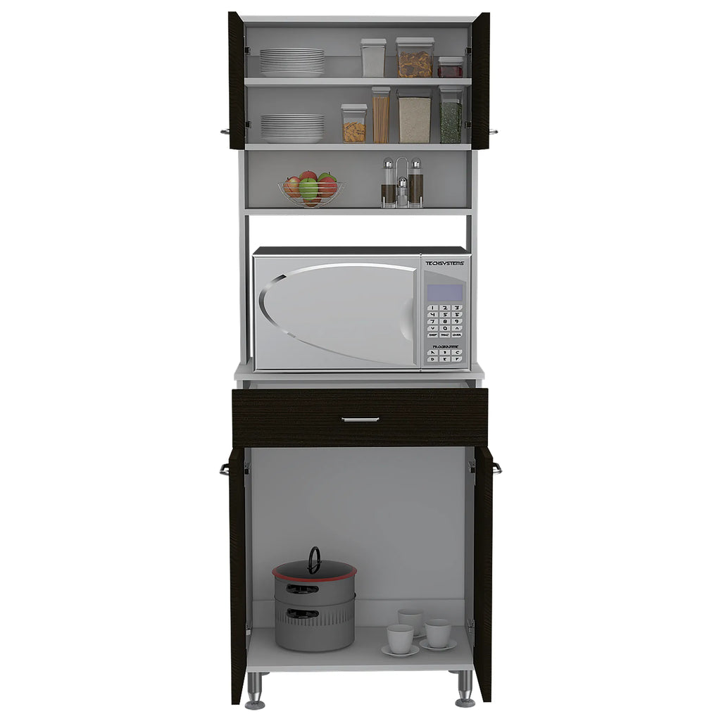 Mueble De Cocina Kitchen 60 - Blanco / Wengue