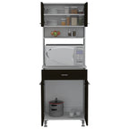 Mueble De Cocina Kitchen 60 - Blanco / Wengue