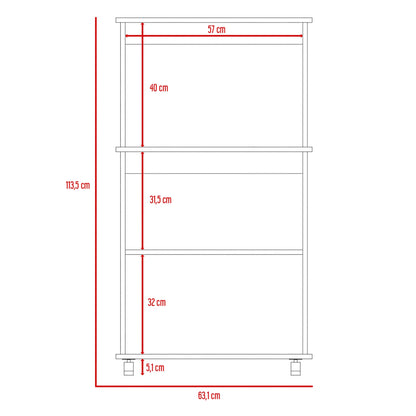 Mueble De Cocina Kitchen 36 - Blanco / Wengue