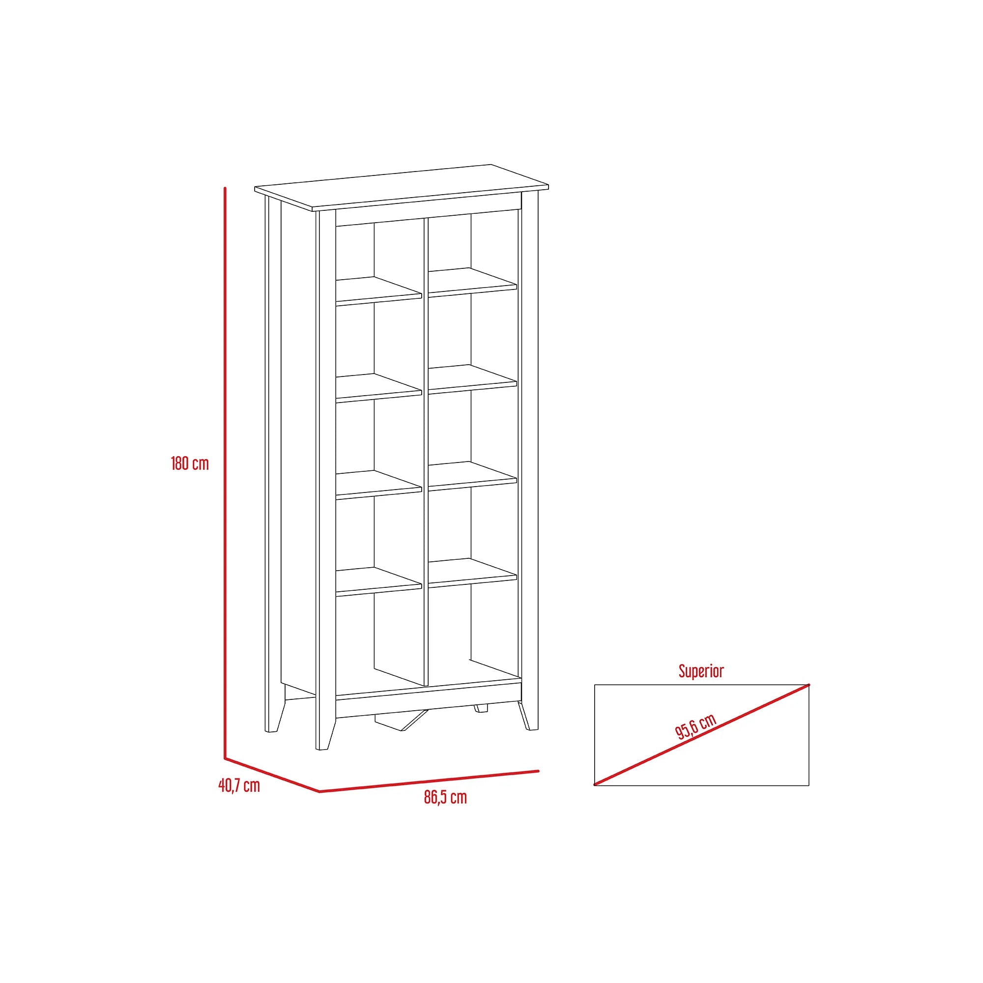 Librero Essential - Rovere