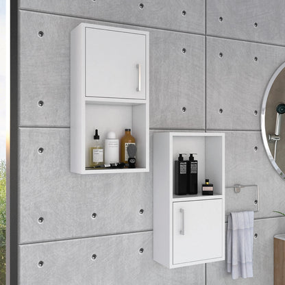 Muebles Auxiliares De Muro Bath X2 - 2 Puertas - Blanco