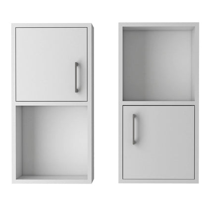 Muebles Auxiliares De Muro Bath X2 - 2 Puertas - Blanco