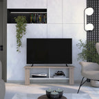 Rack Tv, Bardolino Y Blanco, Con Capacidad Para Televisor De 50 Pulgadas - vista 2