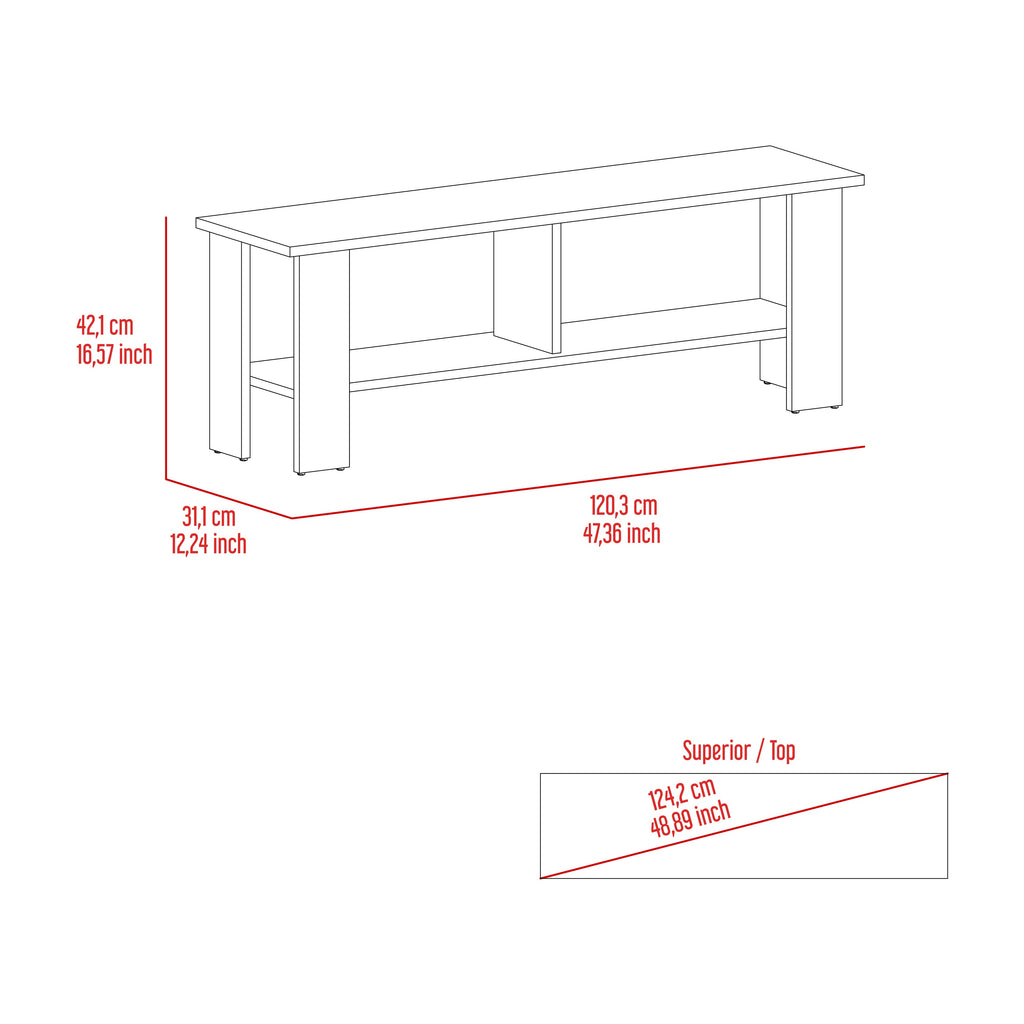 Rack Tv, Bardolino Y Blanco, Con Capacidad Para Televisor De 50 Pulgadas - vista 7