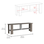 Rack Tv, Bardolino Y Blanco, Con Capacidad Para Televisor De 50 Pulgadas - vista 8
