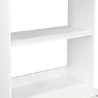 Módulo Microondas Prada 2, Café Claro y Blanco, con Rodachinas y Variedad de Entrepaños Fld - vista 14