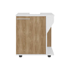 Mueble Para Lavamanos Phillips Una Puerta,  Blanco Y Fresno - vista 6