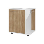 Mueble Para Lavamanos Phillips Una Puerta,  Blanco Y Fresno - vista 7
