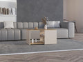 Mesa de Centro Ade, Capri y Fresno Europeo, con espacio para objetos decorativos - vista 1