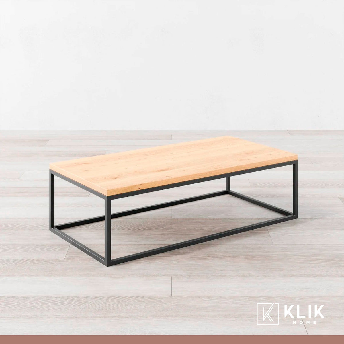 Mesa de centro rectangular 110x60 - Madera Clara