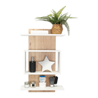 Mueble Organizador Baño Massana Duna Y Blanco - vista 3