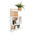 Mueble Organizador Baño Massana Duna Y Blanco - vista 2