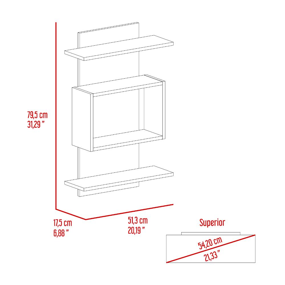 Mueble Organizador Baño Massana Duna Y Blanco - vista 8