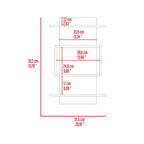 Mueble Organizador Baño Massana Duna Y Blanco - vista 9