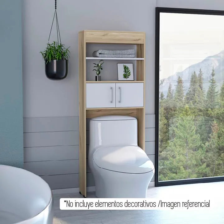 Optimizador Wc Bath Bi-Color 2 Puertas - Duna / Blanco