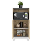 Mueble de Microondas Bajo BI Color, con dos puertas batientes y espacio para horno microondas - vista 2